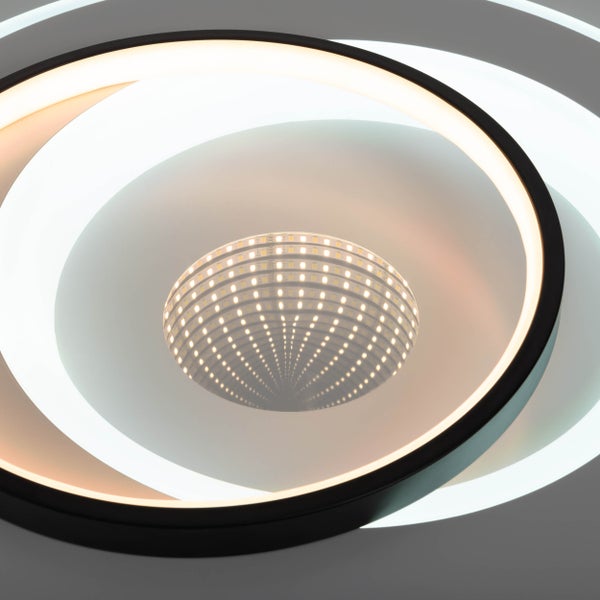 Moderne LED Deckenleuchte mit kreisförmigem Design