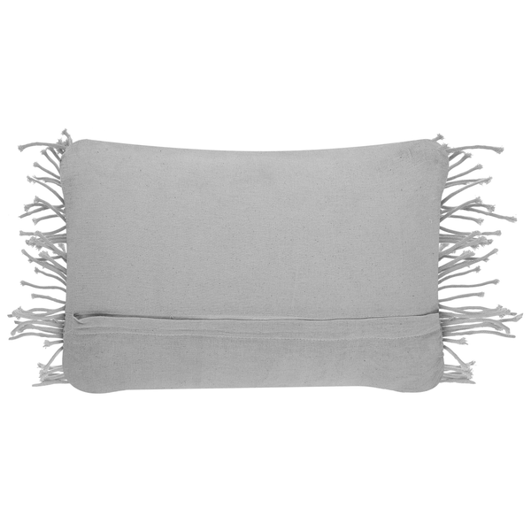 Dekokissen 2er Set KIRIKKALE Baumwolle 30 x 45 cm Grau Geometrisches Muster