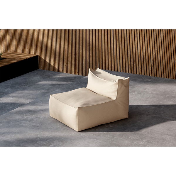 Rambo Sitzsack Mittelsegment beige. 85 X 105 X 75 cm