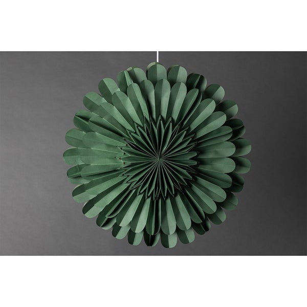 Järvsön Weihnachtsstern mit Licht Papier Ø60 cm Pendelleuchte grün. 60 X 21 X 60 cm