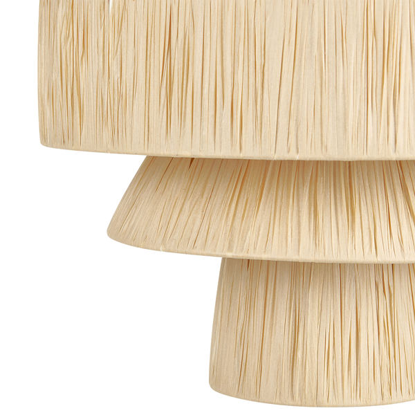 Hängeleuchte CHAMBO Papier Naturfarben