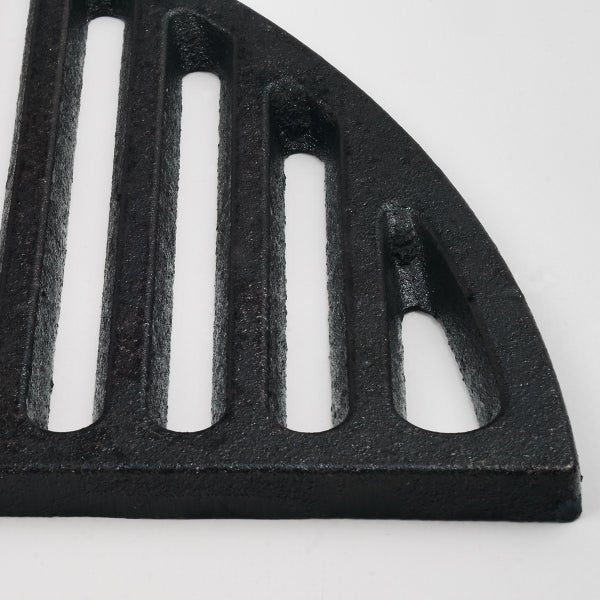 PATTON Gusseiserner Halbmond-Grillrost - 44,5 x 22 cm