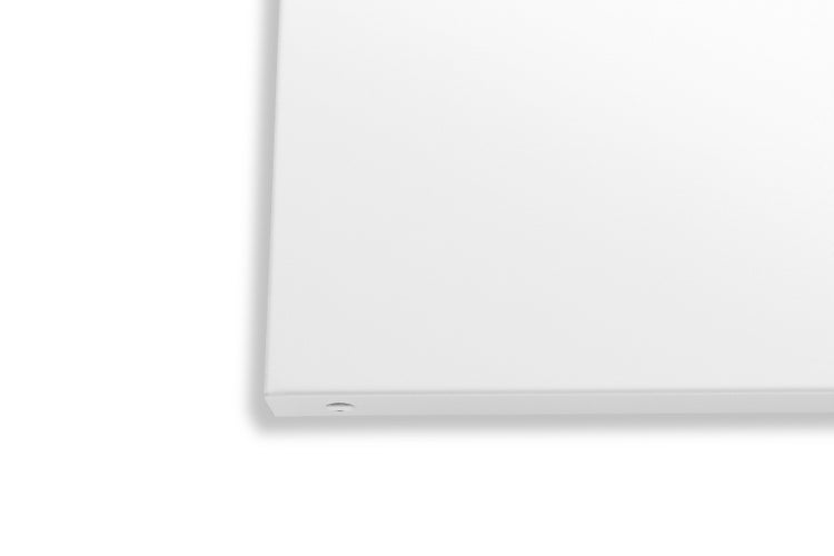 Infrarotpanel Quality Heating Ecosun SK glatt 80x119cm 850 Watt Aluminium weiß rahmenlos inkl. Halterung, 2m Kabel, Wand-/Deckenmontage, 5 Jahre Garantie