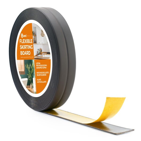 Quest Profile selbstklebende Weichsockelleiste auf der Rolle für Bodenbeläge