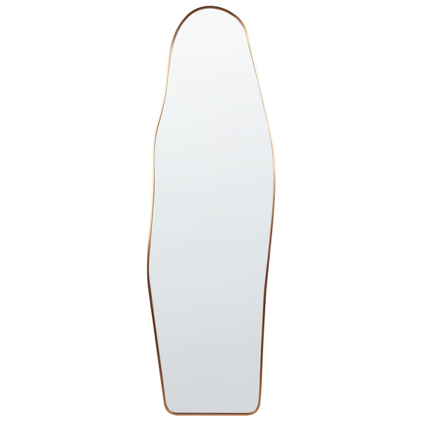 Ganzkörperspiegel mit unregelmässiger Form und schmalem Rahmen