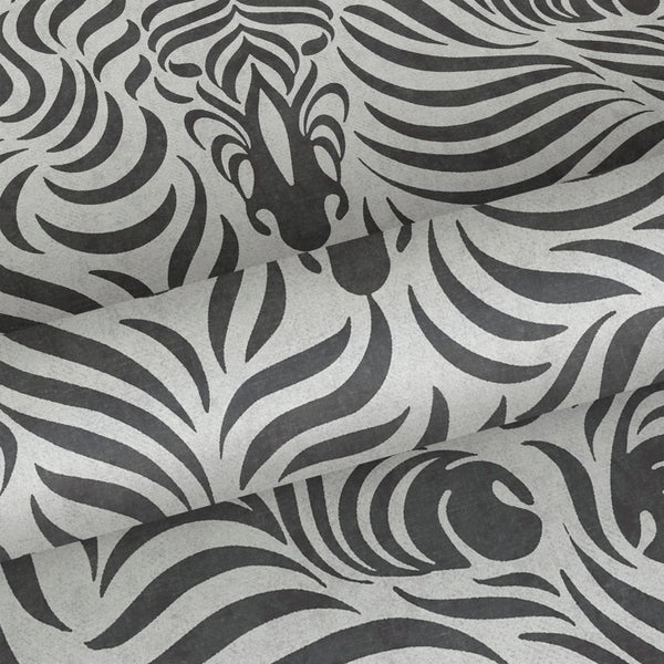 Sanders und Sanders Tapete Zebras Schwarz und Weiß - 53 cm x 10 m - 640519