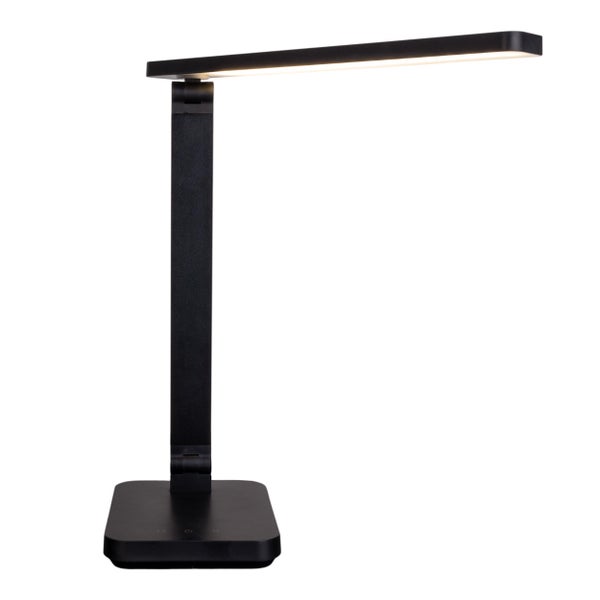 Schwarze LED Schreibtischleuchte