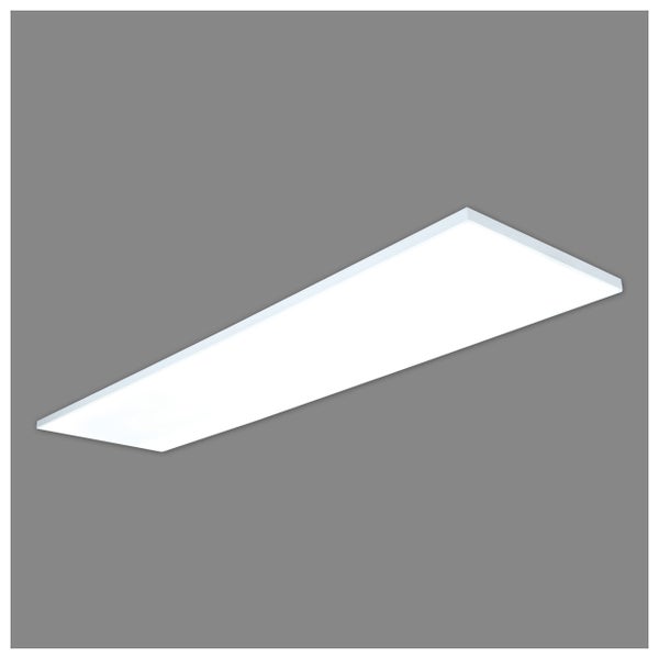 LED Panel-Deckenleuchte CARENTE Länge 119,5 cm, rahmenlos, viele Funktionen, aus Metall und Kunststoff, weiß, integrierte LEDs
