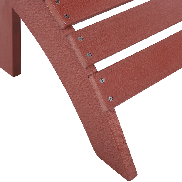 Garten Fußhocker ADIRONDACK Rot