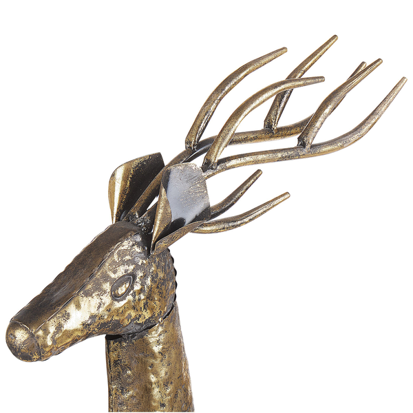 Dekorative Hirschskulptur aus Metall
