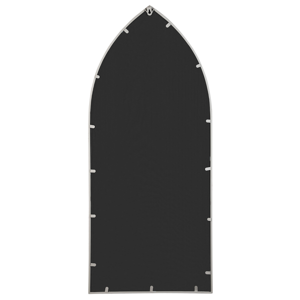 Wandspiegel CASSEL 50 cm 115 cm Metall Hellgrau
