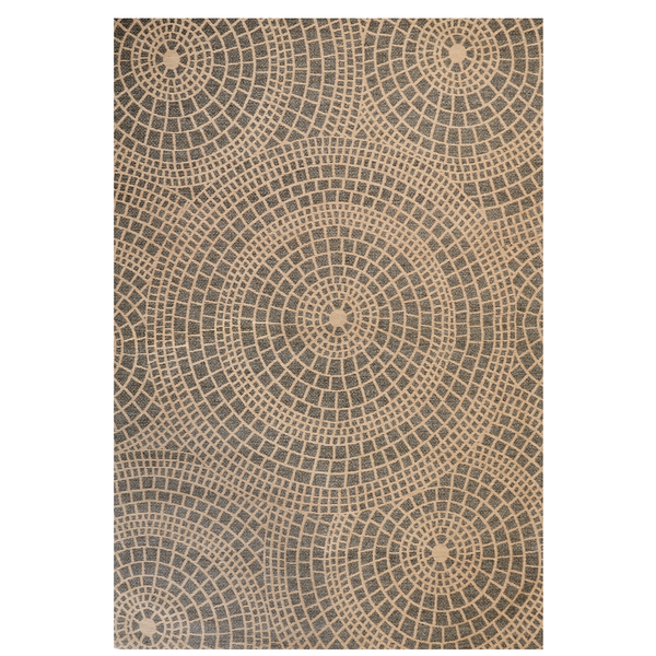 Teppich ARIBA 200 x 300 cm Jute Grau Beige