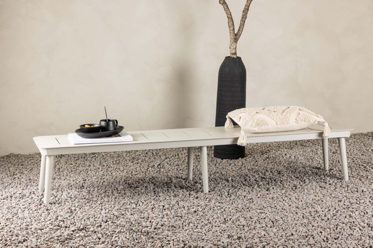 Kerbl Amaca Siesta Per Animali – Telaio In Legno 73x36x34 Cm, Bianco, Cuscino Morbido E Fissaggio Oscillante