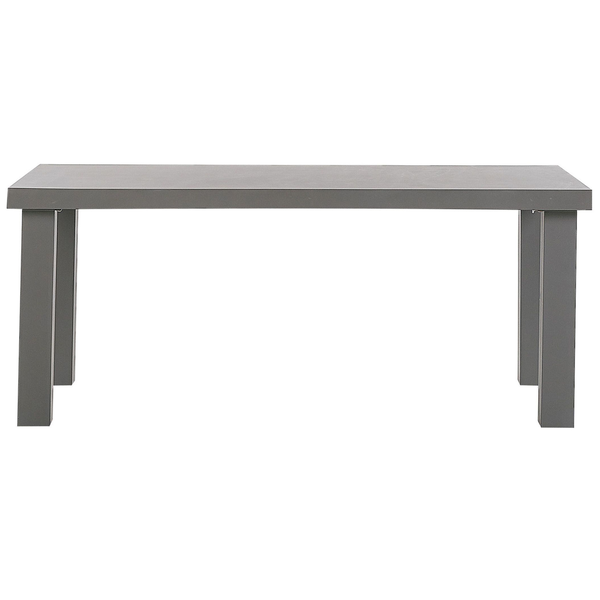 Gartenmöbel Set mit Bänken und Hockern 6-Sitzer TARANTO Beton Grau