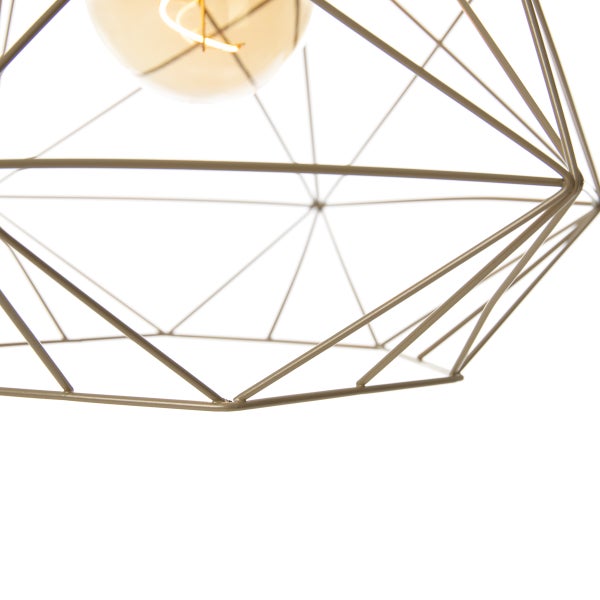 Industrielle Hängelampe Gold - Framework Basic