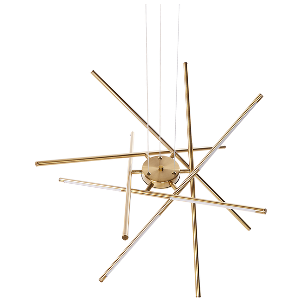 LED Hängeleuchte PALUN mit Dimmer Metall Gold