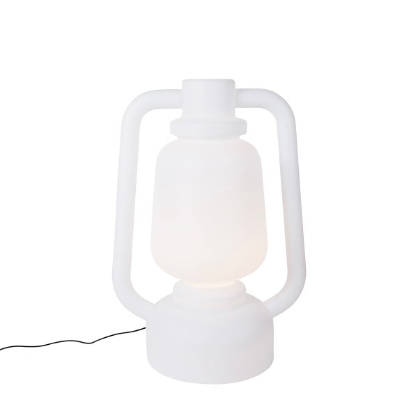 Smarte Stehlampe weiß 110 cm inkl. Wifi G95 - Storm Extra Large