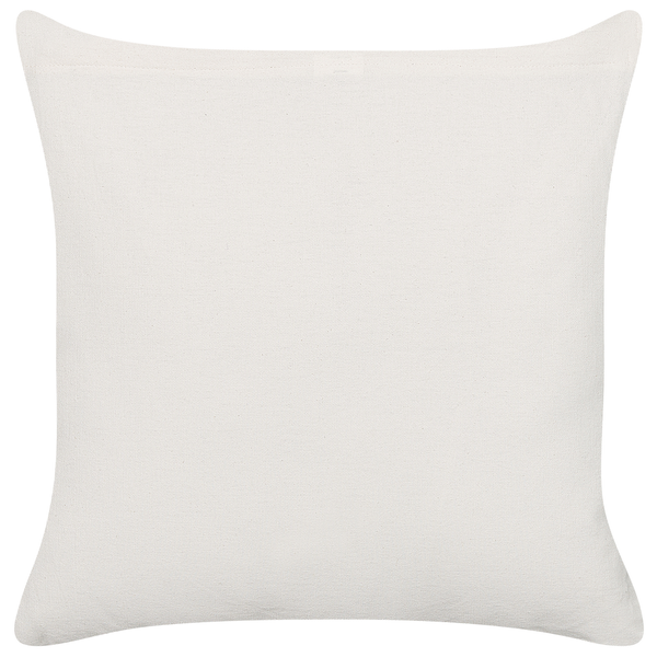 Dekokissen 2er Set WOODI Baumwolle 45 x 45 cm Gelb Weiß Geometrisches Muster
