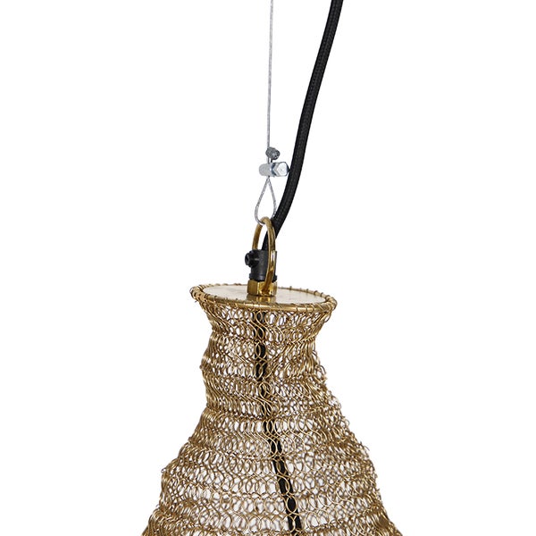 Orientalische Hängelampe Gold 90 cm - Nidum