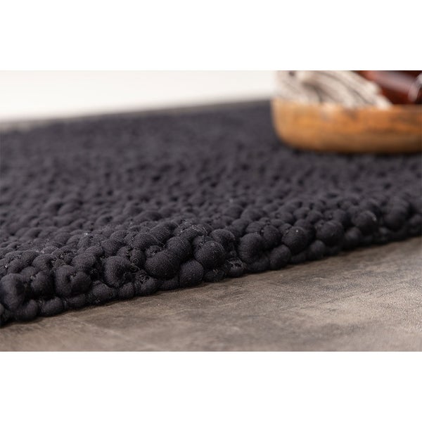 Wilmer Badematte 80x50cm schwarz. 50 X 80 X 2 cm
