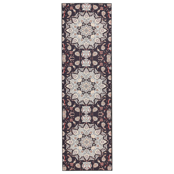Teppich ARITAS Schwarz 60 x 200 cm