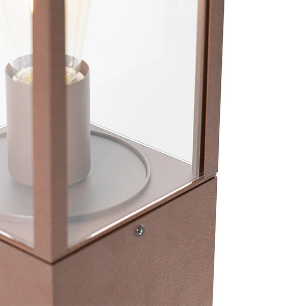 Industrielle stehende Außenlampe rostbraun 40 cm IP44 - Charlois