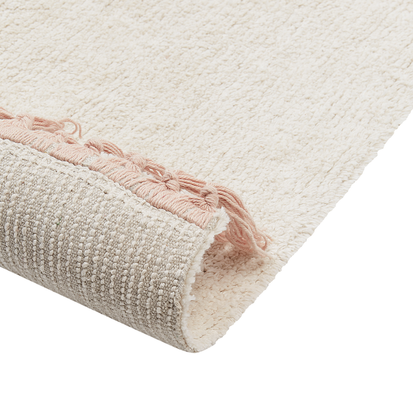 Reihe von Obstbäumen in Töpfen in einer Baumschule