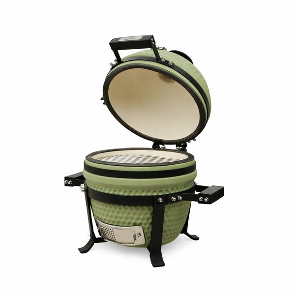 Keramikgrill mit Grillrost und Hitzeverteiler