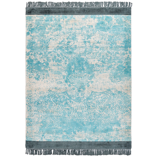 Teppich AKARSU Blau 160 x 230 cm Viskose