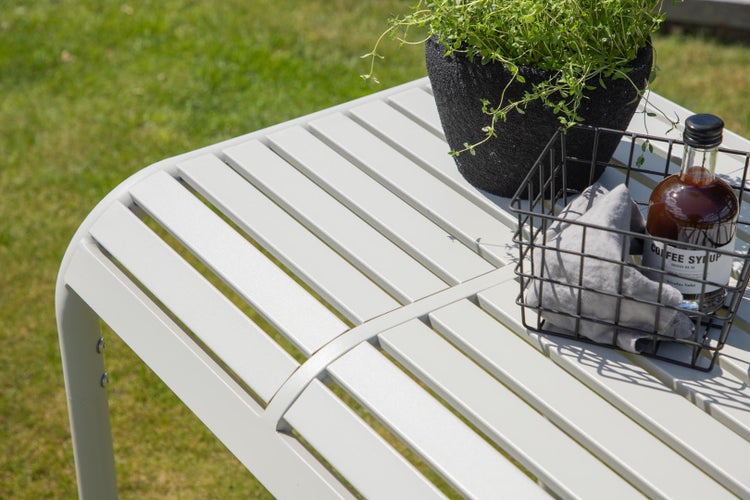 Borneo Gartentisch beige. 70 X 70 X 75 cm