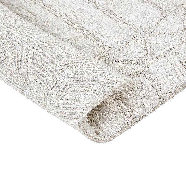 Badematte TEKKE Hellbeige 60 x 90 cm Baumwolle