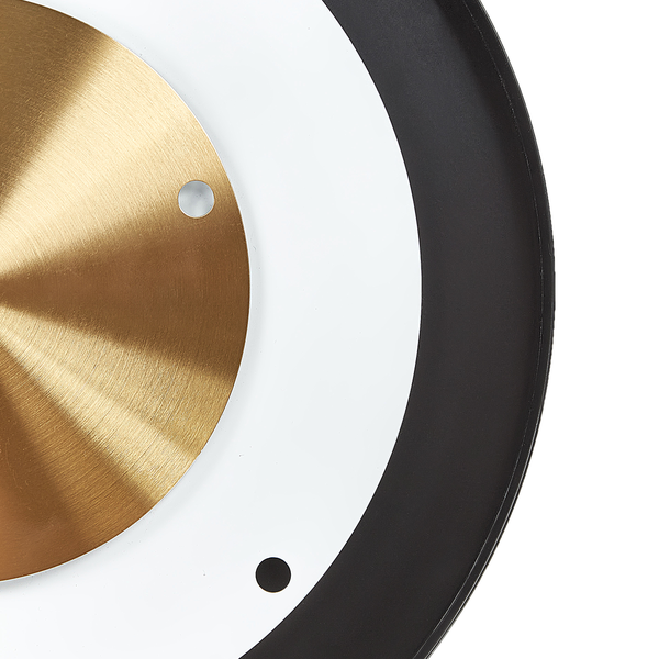 Wanduhr CLUSES 30 cm Metall Schwarz