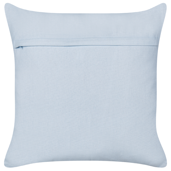 Dekokissen 2er Set LEEA Baumwolle 45 x 45 cm Hellblau