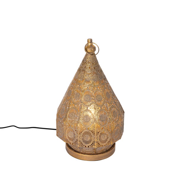 Orientalische Tischlampe Gold 26 cm - Mowgli