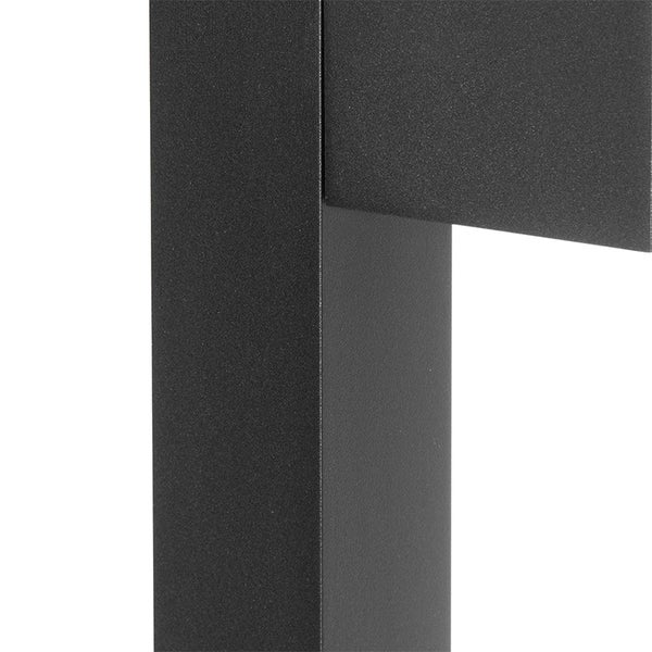 Industrielle stehende Außenlampe schwarz 65 cm IP44 - Baleno