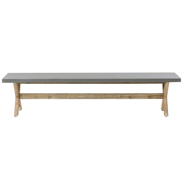 Gartenbank OLBIA 200 cm Beton Grau