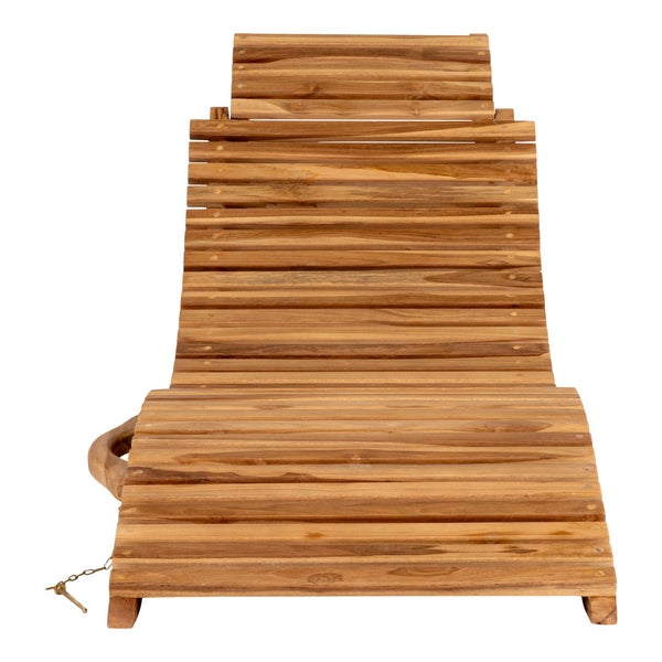 Arrieta Garten Lounge Liege natur. 56 X 185 X 25 cm