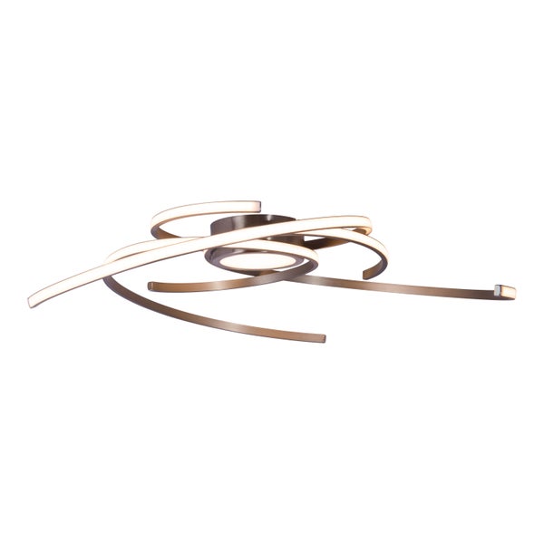 Moderne LED Deckenleuchte mit geschwungenem Design