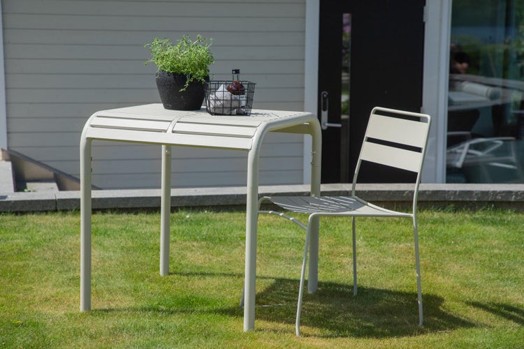 Borneo Gartentisch beige. 70 X 70 X 75 cm