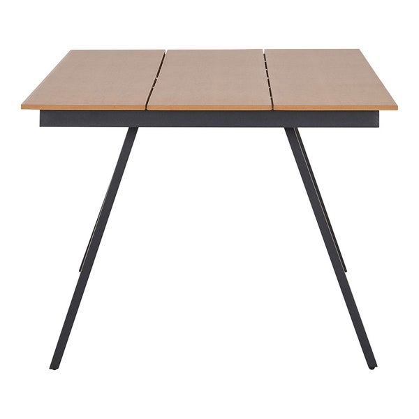 Toronto Gartentisch 100x220cm Natur, schwarz. 100 X 220 X 74 cm