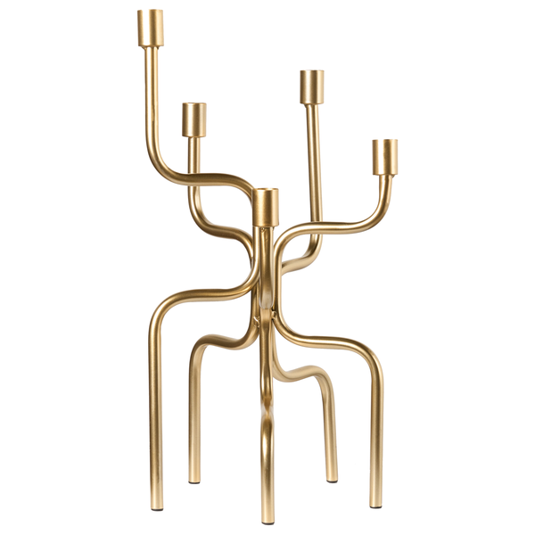 Kerzenständer aus Metall für fünf Kerzen