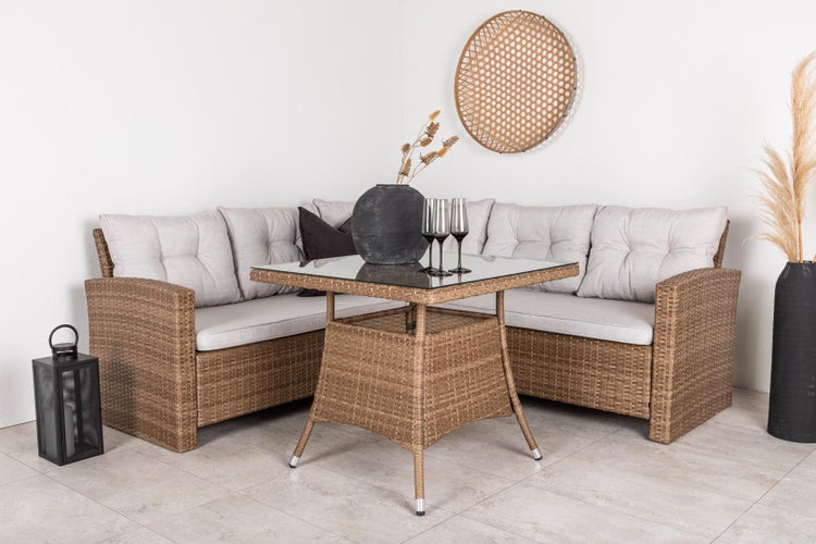 Watford Loungeset 2 Teile natur. 1 X 1 X 1 cm