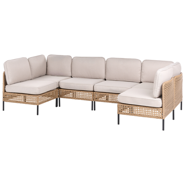 Gartensofa aus Rattan mit Polster