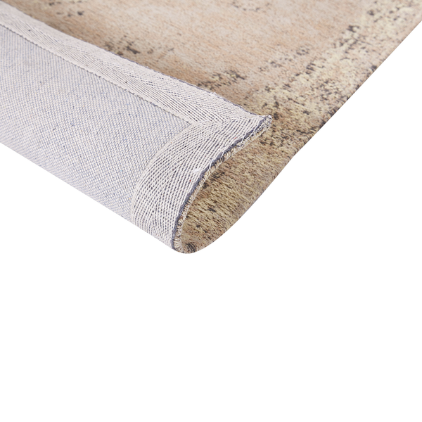 Teppich MATARIM Beige 200 x 300 cm Baumwolle