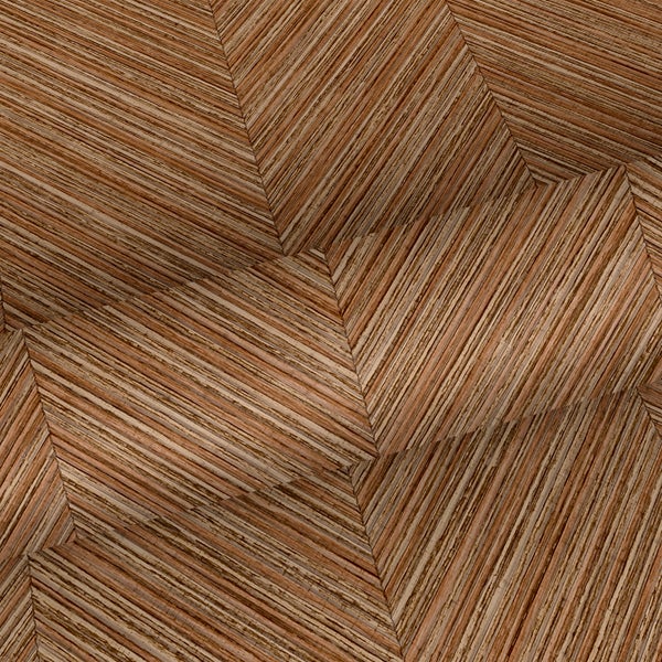 Sanders und Sanders Tapete Fischgrätmuster Orangebraun - 53 cm x 10 m - 640250