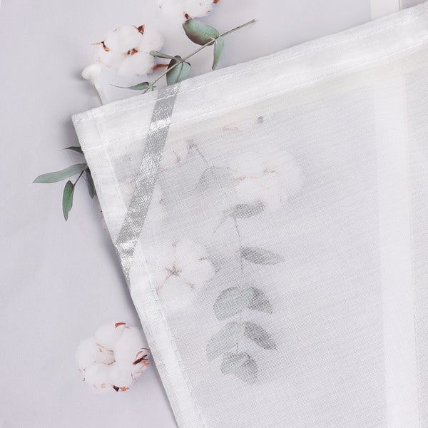 Gardine aus Voile mit Strukturmuster