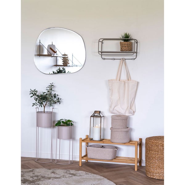 Feira Wandgarderobe grau. 45 X 15 X 25 cm