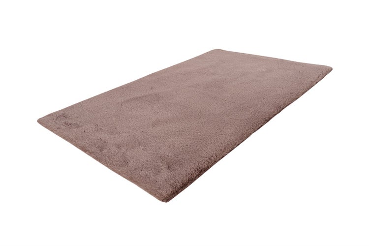 Kurzflor Teppich Oasisia Rosa 22 mm Uni 70 x 130 cm