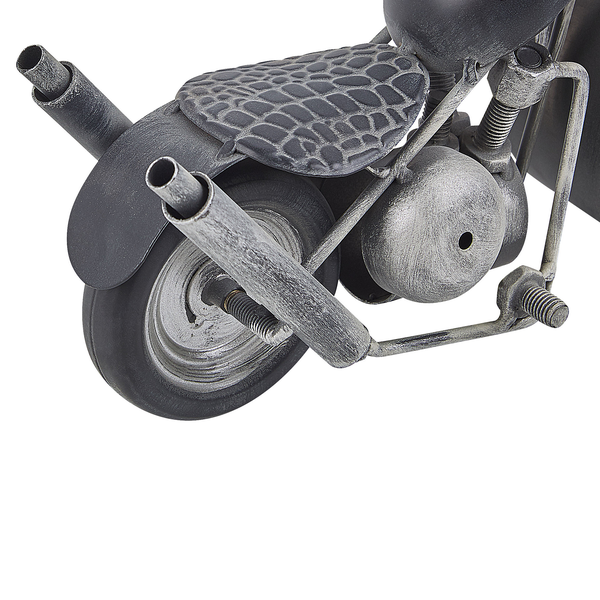 Dekorative Motorradfigur aus Metall