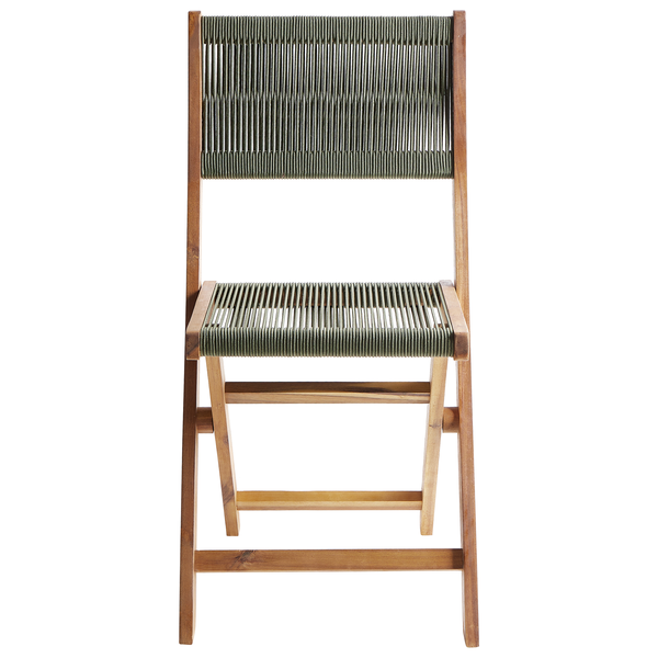 Gartenmöbel Set 4-Sitzer PROSSEDI Akazienholz Grün